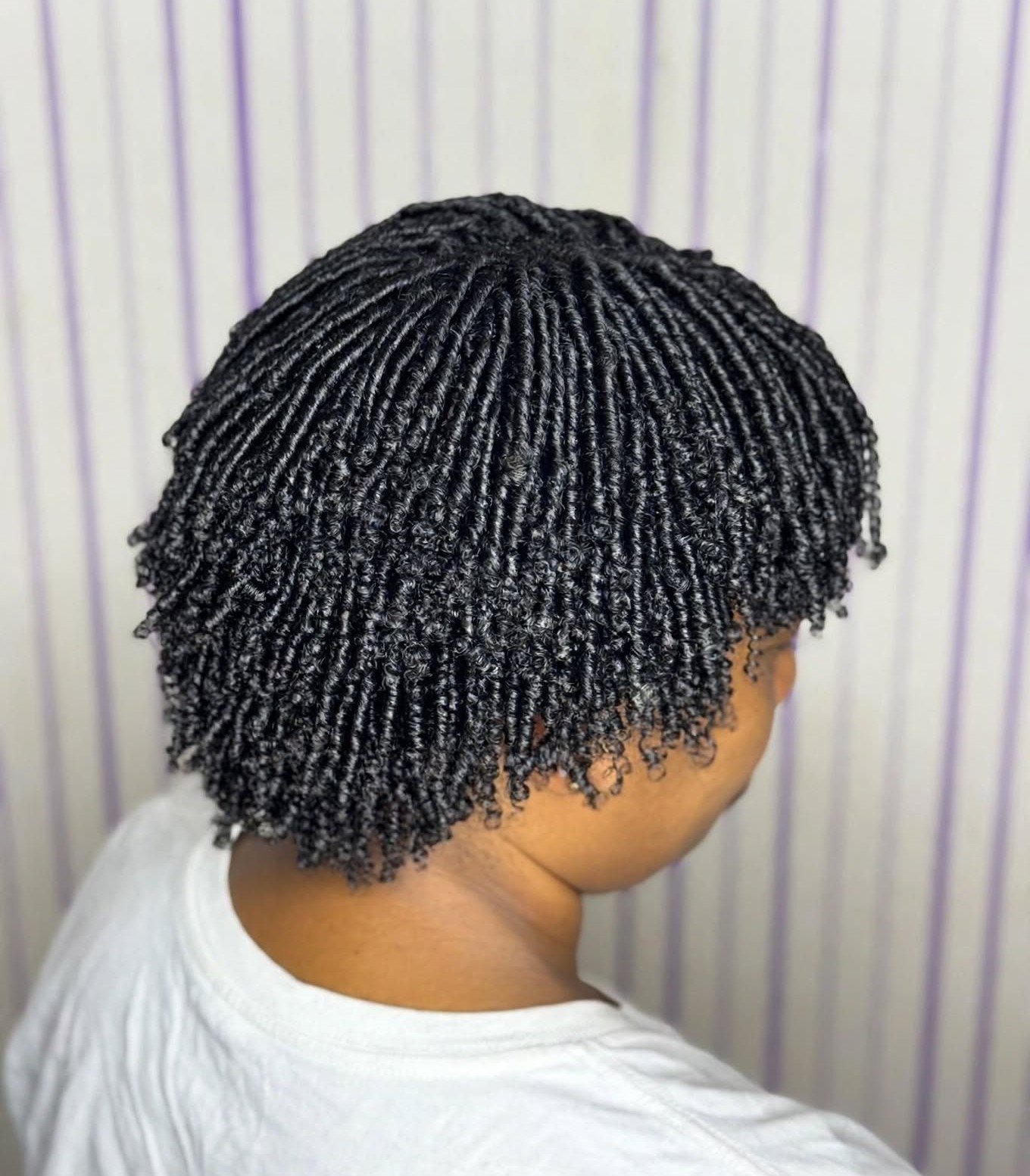 Finger Coils natural hairstyle